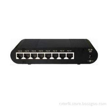 Full / Half Duplex Power Over Switching 8 Port 802.3af 100B
